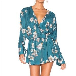 Free People Tuscan Dreams Floral Tunic